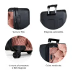 Schelpen - Patroon - Roze NBS - Large koffer - Volwassenen Unisex groot -zzzzzzzbolletjes_FR