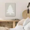 Japandi - Kerstboom - Beige - Kerstversiering PET vilt klein -sfeer3