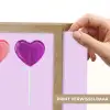 Lolly - Hart - Roze - Snoep Light Box met batterij (Wandlamp) middel -USP_websiteprintNL
