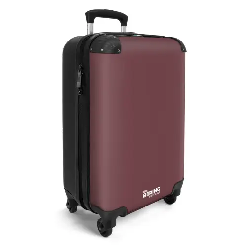 Diep roodbruine tint NBS - Handbagage koffer - Kinderen Unisex middel -productfoto_3d