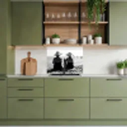 Vrouwen - Zonnehoed - Strand - Zwart - Wit keuken achterwand 2 middel -sfeer3