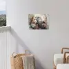 Arend - Adelaar - Vogel - Bloemen - Natuur tuinposter los doek klein -sfeer8