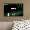 Kers - Cocktail - Rood - Marmer canvas 2cm klein -sfeer3