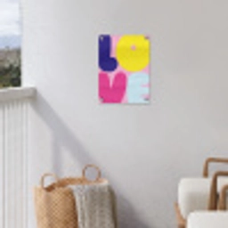 Love - Valentijn - Kleurrijk tuinposter los doek klein -sfeer8