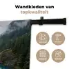 Waterval - Bomen - Bergen Wandkleed katoen klein -sfeer2
