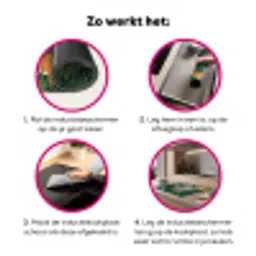 Tropisch - Jungle -  Groen Inductie beschermer vinyl 3mm klein -wsfeer9_website