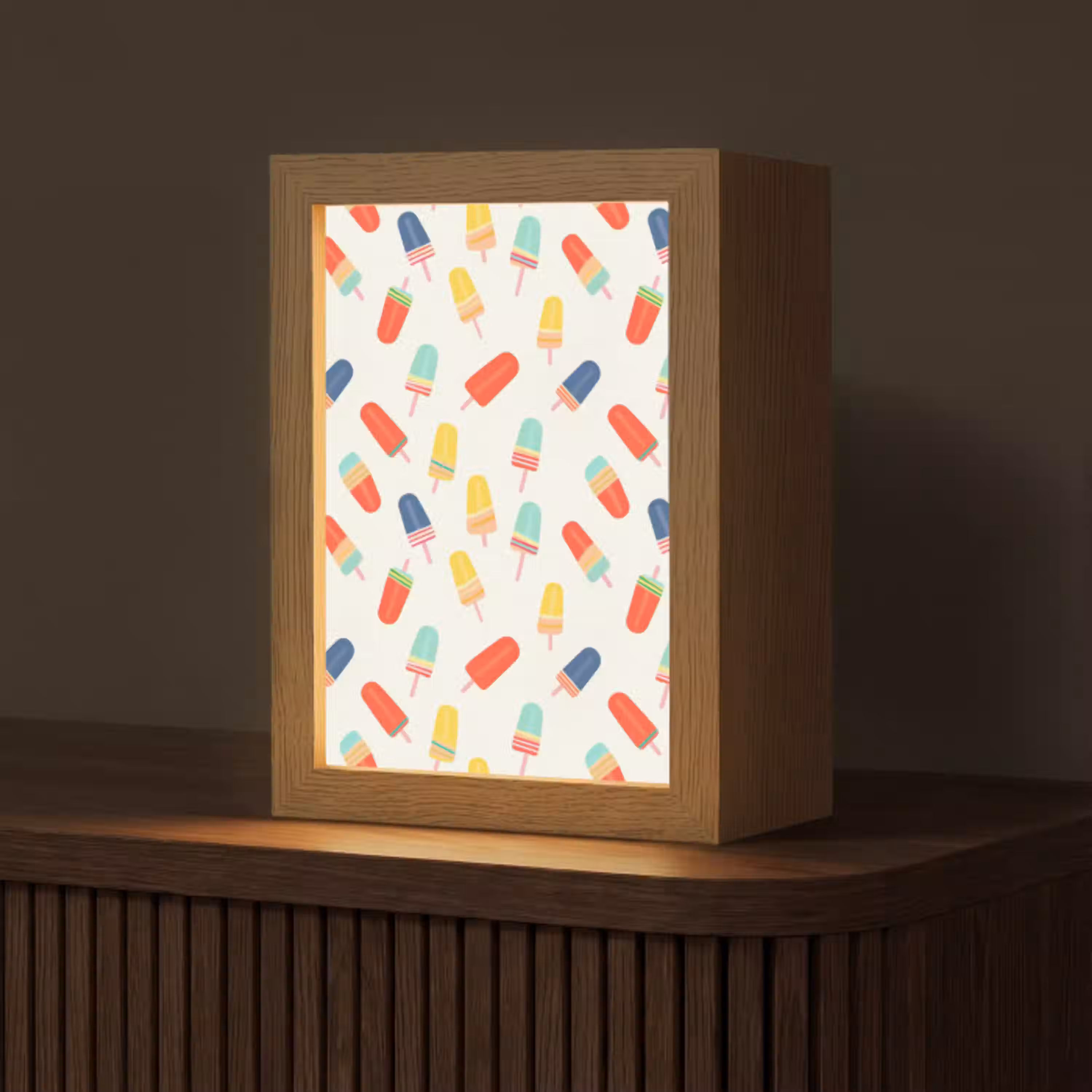 IJsjes - Speels - Kleurrijk Light Box met kabel (Tafellamp) klein 925 -z3d_website