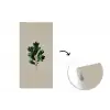 Eikenbladeren - Beige - Groen - Golvende randen fotobehang vinyl groot -3d