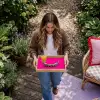 Banaan - Zebraprint - Roze Dienblad Rechthoek middel -sfeer5