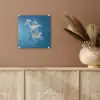 Lelies - Blauw - Glazen plexiglas 5mm klein -sfeer5