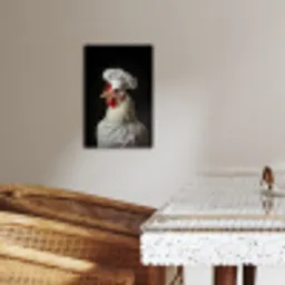 Kok - Rood - Kip KitchenYeah - Keuken - Canvas klein -sfeer3