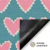 Retro - Hartjes - Patroon Deurmat klein 898 -antislip_NL