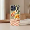 Citroenen - Glas - Tafelkleed - Geblokt Telefoonhoesje iPhone 17 Pro klein -sfeer2