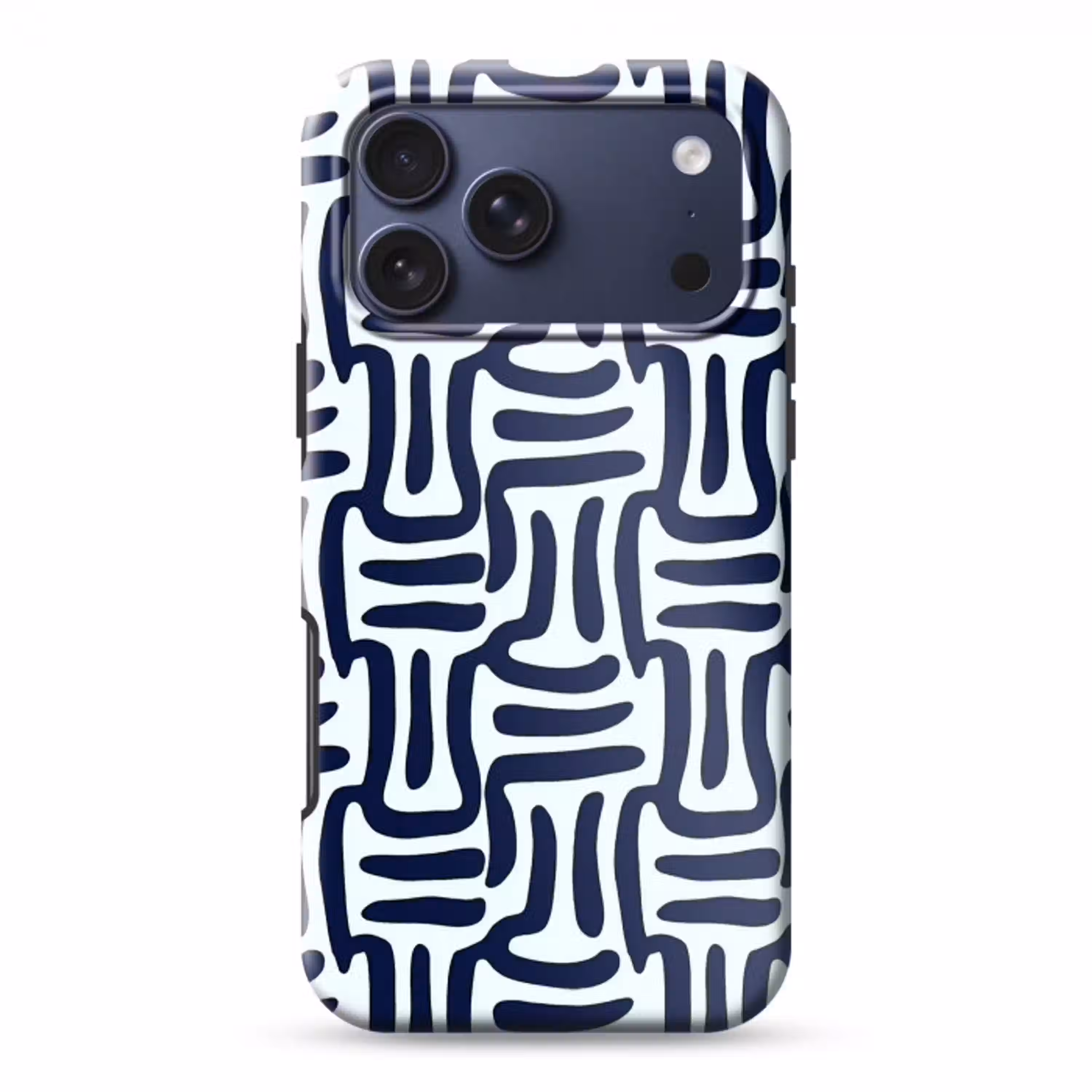 Abstract - Modern - Blauw Toughcase MagSafe Apple iPhone 17 Pro Max klein 1019 -3d