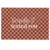 Tequila texted you - Glas - Vierkanten - Oranje Deurmat klein -zkaufland3d