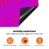 Zebra - Neon - Roze - Paars Inductie beschermer vinyl 3mm klein 276 -zzzzzzz-td-onderkant