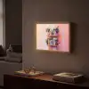 Planken - Boeken - Bladeren Light Box met batterij (Wandlamp) middel -sfeer1