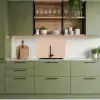 Beige - Kleuren - Effen keuken achterwand 2 middel 865 -sfeer3