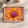 Dahlia - Bloem - Oranje Dienblad Rechthoek middel -USP_Formaat