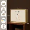 Zeepaardje - Zeewier - Beige Light Box met batterij (Wandlamp kind) middel -USP_websiteoverzichtNL