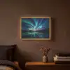 Noorderlicht - Kleurrijk - Bergmeer Light Box met batterij (Wandlamp) middel -sfeer4