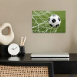 Voetbal - Goal - Net - Sport poster papier klein -sfeer1