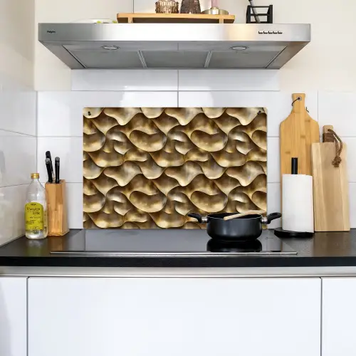 Abstract - Antiek - Goud Inductie beschemer met haakjes klein 777 -sfeer2