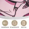 Vintage - Vrouw - Roze Akoestische PET Vilt - Rond klein -closeup_NL