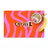Zebraprint - Grafisch - COOL - Oranje Placemat vinyl groot -zzzproduct_Kitchenyeah-website