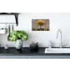Boom - Bladeren - Goud - Abstract Muursticker klein -keuken