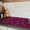 Bladeren - Patroon - Burgundy Inductie beschermer vinyl 3mm klein 276 -sfeer3