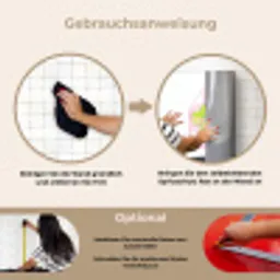 Netzakje - Roze - Illustratie - Limoenen keuken achterwand spatscherm klein -gebruiksaanwijzing_DE