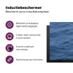 Zeemeeuw - Oceaan - Blauw Inductie beschermer vinyl 3mm klein -zzzzzzz-cc-usp