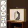 Grafisch gebogen motief - Beige Light Box met batterij (Wandlamp) middel -USP_websiteoverzichtNL