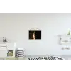 Buddha - Boeddha beeld - Goud - Spiritueel - Zwart textielposter latten blank klein -kinderkamer