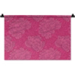 Pioenrozen - Energiek - Roze Wandkleed katoen klein 269 -zz3d