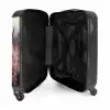 Schotse hooglander met roze bloemen NBS - Handbagage koffer - Kinderen Unisex middel -binnenkant