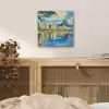 Berg - Skyline - Strand - Water aluminium wit klein -sfeer3