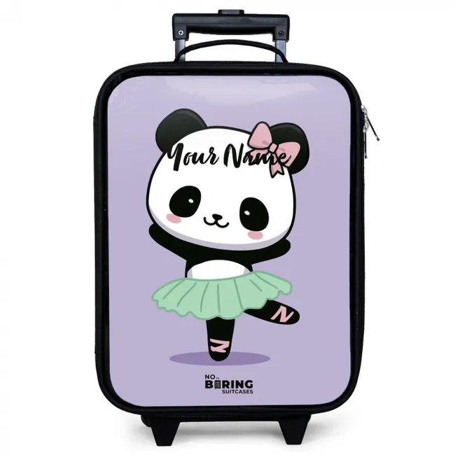 Kawai - Ballet - Panda Kinderkoffer - Zwart klein -zzz_website3d