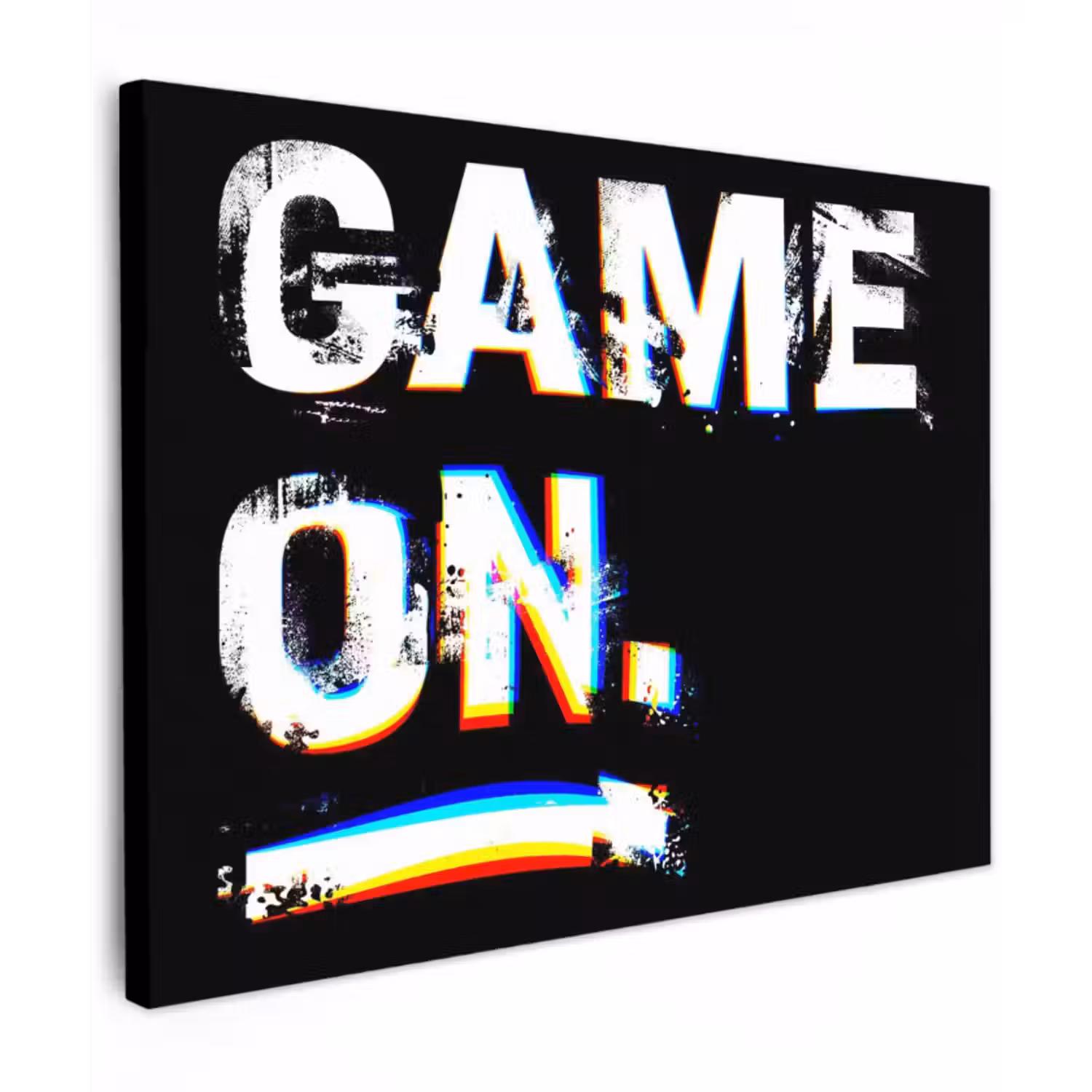 Canvas schilderij - Gaming - Game - Spreuken - Quotes - Game on