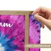 Hartje - Blauw - Tie Dye Light Box met batterij (Wandlamp kind) middel -USP_websiteprintNL