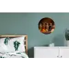 Potjes - Kruiden - Specerijen - Korrels Wandcirkel aluminium klein -slaapkamer