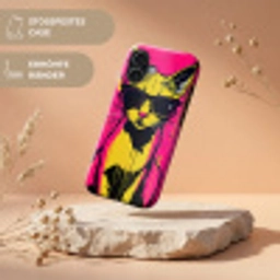 Kat - Art - Zonnebril - Roze Toughcase MagSafe Apple iPhone 17 klein -USP_RandenV_DE