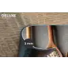 Houten - Lepels - Rijst - Zaden Placemat vinyl groot -closeup