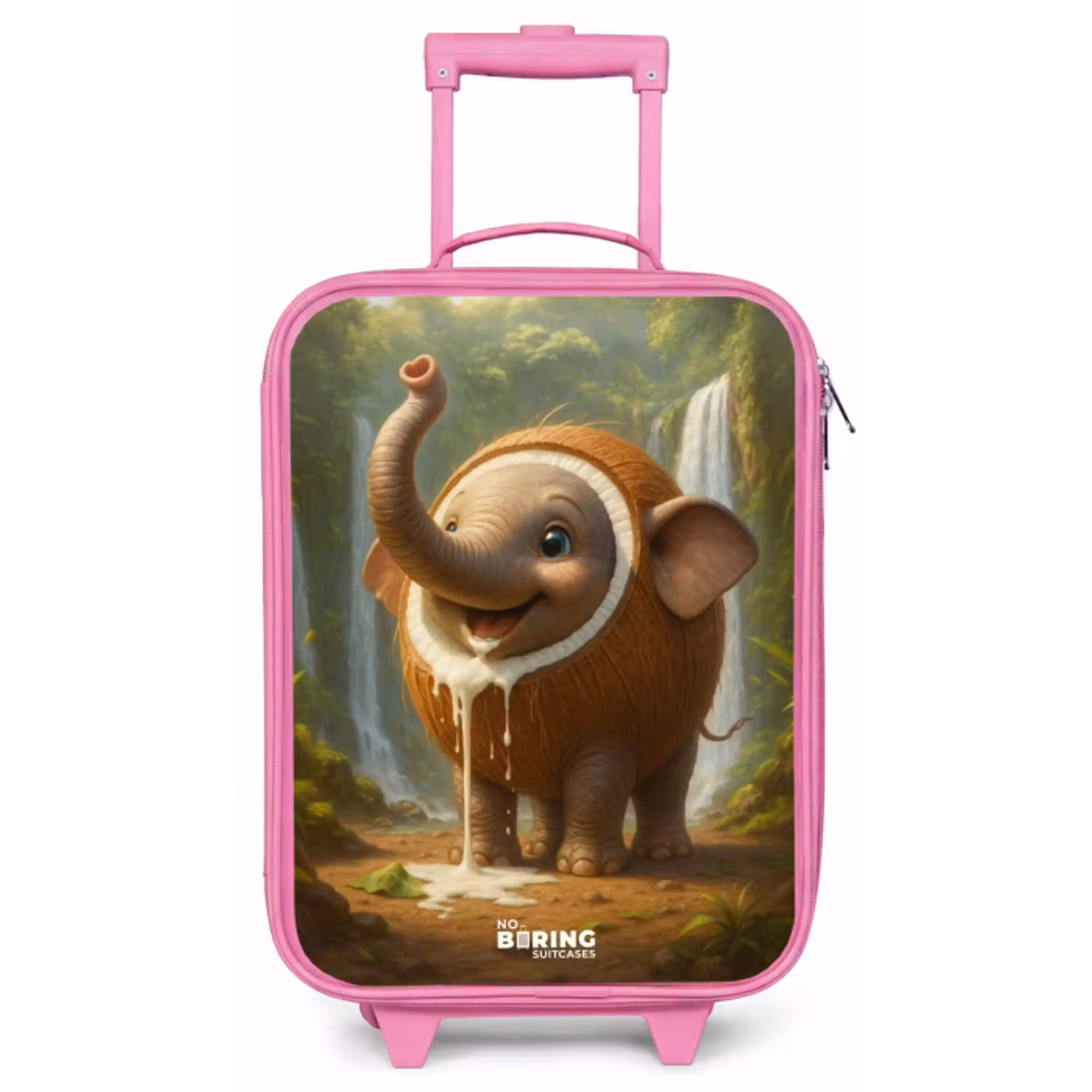 Coconote Elephante Kinderkoffer - Roze klein -zz3dotto