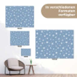Sterretjes - Patroon - Blauw tuinposter los doek klein 239 -Xsfeer9_DE