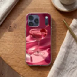 Cocktail - Pink - Luxe Telefoonhoesje iPhone 17 Pro Max klein -sfeer1