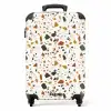 Terrazzo patroon roest oker NBS - Handbagage koffer - Volwassenen Unisex middel -productfoto_recht