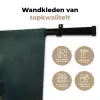 Kroon - Roze druipend verf - Portret Wandkleed katoen klein -sfeer2