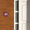 Bordeauxrood - Traditioneel Naambord Organisch middel -sfeer3